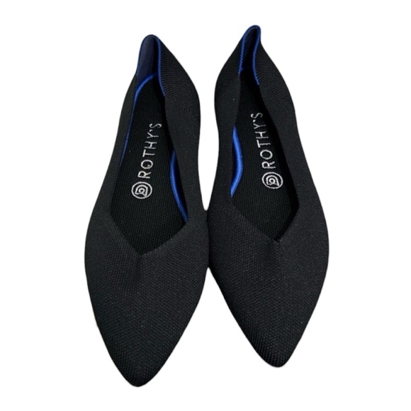 Rothy’s Women The Point Black Sz 8.5 EUC - Picture 2 of 7